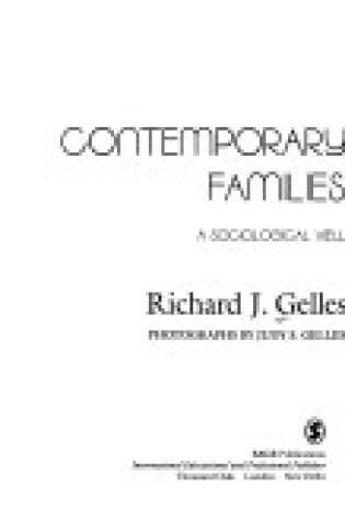Cover of Contemporary Families