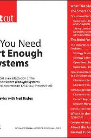 Cover of Why You Need Smart Enough Systems (Digital Short Cut)