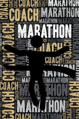 Book cover for Marathon Running Coach Journal