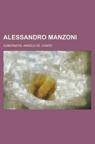 Cover of Alessandro Manzoni