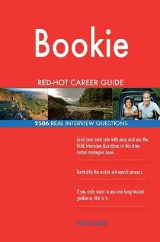Cover of Bookie RED-HOT Career Guide; 2506 REAL Interview Questions