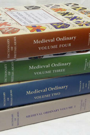 Cover of Dictionary of British Arms Medieval 4 Volume Set