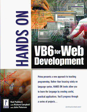 Book cover for Hands on Visual Basic 98 for Web Development