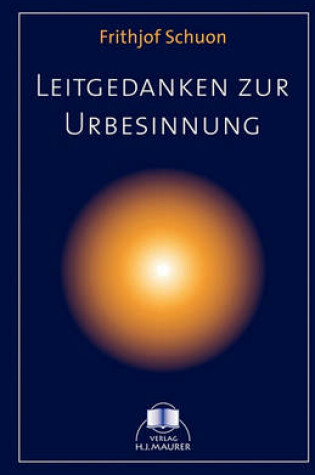 Cover of Leitgedanken zur Urbesinnung