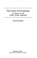 Book cover for The Limits Of Government