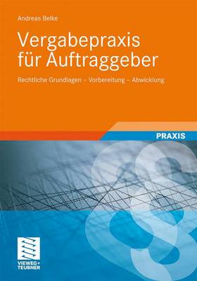 Cover of Vergabepraxis Fur Auftraggeber