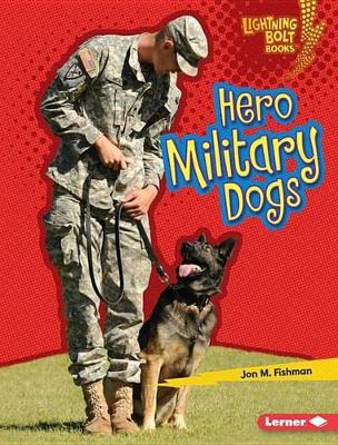 Book cover for Hero Military Dogs