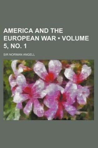 Cover of America and the European War