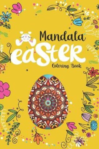 Cover of Mandala Easter coloring book ।।