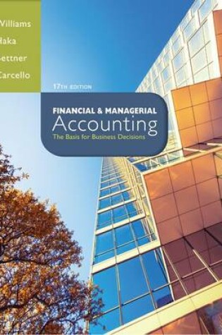 Cover of Financial & Managerial Accounting with Connect Plus Access Code