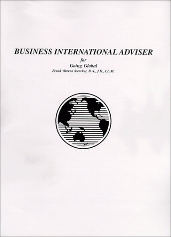 Book cover for International Business Adviser for Going Global