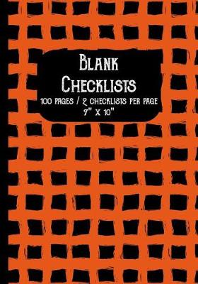 Book cover for Blank Checklists