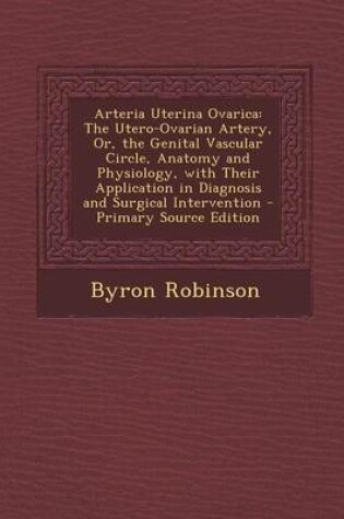 Cover of Arteria Uterina Ovarica