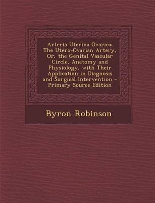 Book cover for Arteria Uterina Ovarica