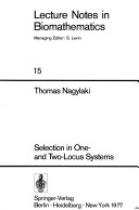 Book cover for Selection in One- And Two-Locus Systems