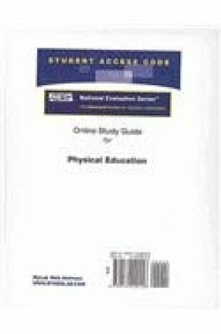 Cover of Access Code Card for the Online Tutorial for the National Evaluation Series Physical Education Test