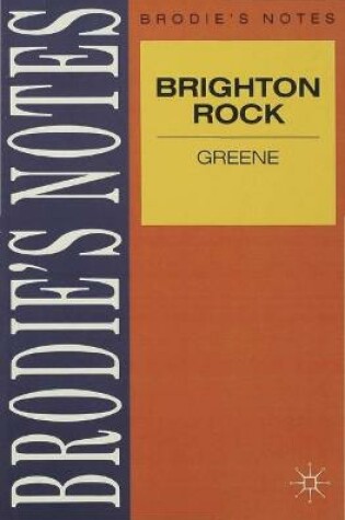 Cover of Greene: "Brighton Rock"