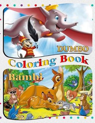 Book cover for Dumbo & Bambi Coloring Book