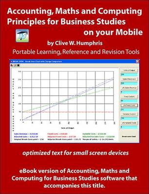 Book cover for Accounting, Maths and Computing Principles for Business Studies on Your Mobile