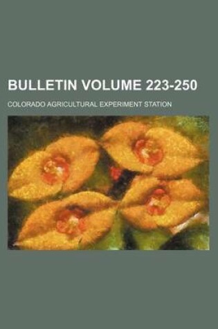 Cover of Bulletin Volume 223-250