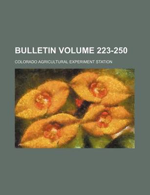 Book cover for Bulletin Volume 223-250