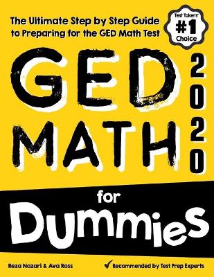 Book cover for GED Math for Dummies