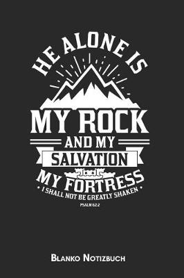 Book cover for He alone is my rock Psalm 62