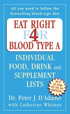 Book cover for Eat Right for Blood Type A