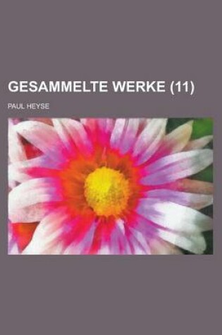 Cover of Gesammelte Werke (11)