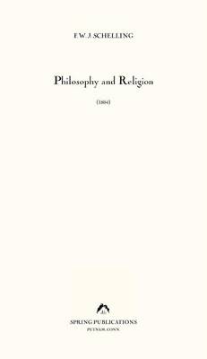 Book cover for Philosophy and Religion