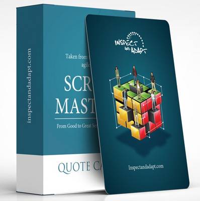 Book cover for Scrum Mastery Quote Cards