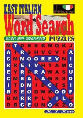 Book cover for Easy Italian Word Search Puzzles