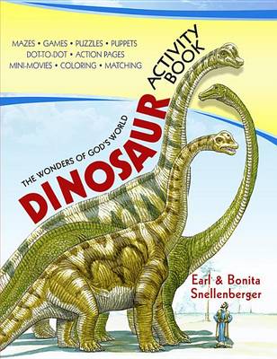 Book cover for The Wonders of God's World Dinosaur Activity Book