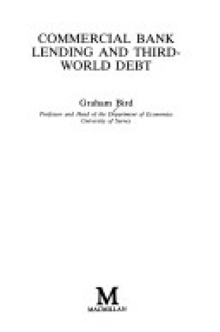 Cover of Commercial Bank Lending and Third World Debt