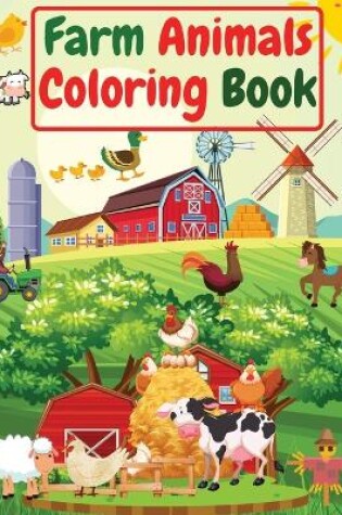 Cover of Farm Animals Coloring Book