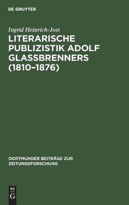 Book cover for Literarische Publizistik Adolf Glassbrenners (1810-1876)
