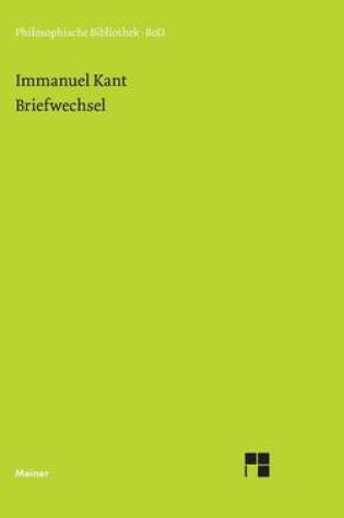 Cover of Briefwechsel