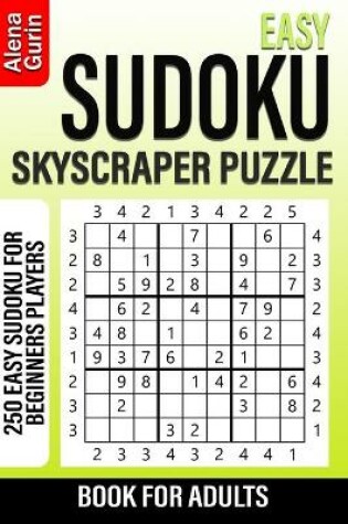 Cover of Easy Sudoku Skyscraper Puzzle Book for Adults