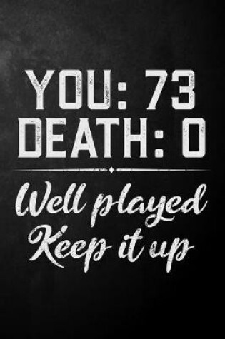 Cover of You 73 Death 0 Well Played Keep It Up