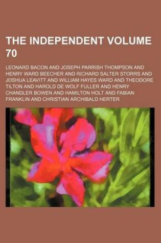 Cover of The Independent Volume 70