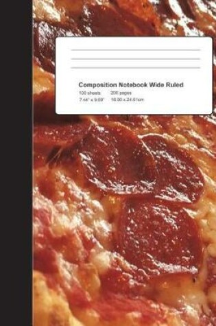 Cover of Composition Notebook Pizza Lover