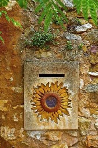 Cover of Vintage Letterbox With a Sunflower Design Journal