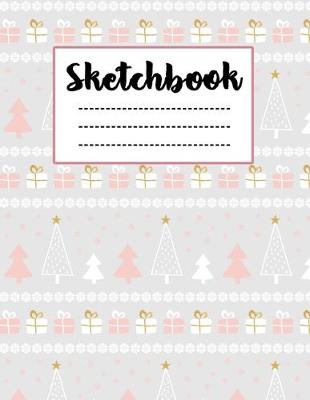 Book cover for Pink Christmas Pattern Sketchbook