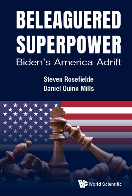 Book cover for Beleaguered Superpower: Biden's America Adrift