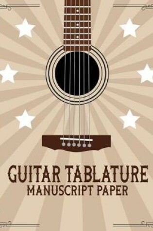 Cover of Guitar Tablature Manuscript Paper