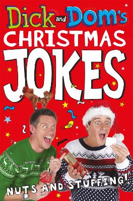 Book cover for Dick and Dom’s Christmas Jokes, Nuts and Stuffing!