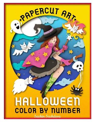 Book cover for Papercut Art Halloween