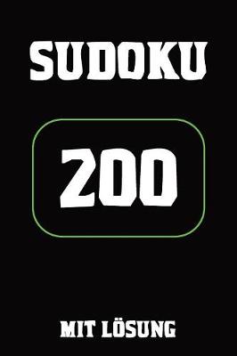 Book cover for Sudoku 200 mit Lösung