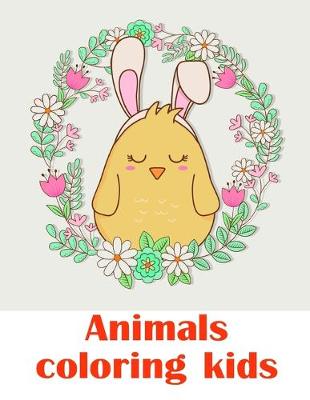 Book cover for Animals coloring kids