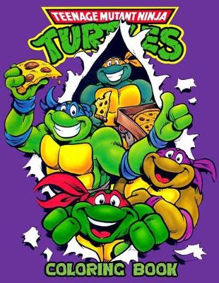 Book cover for Teenage Mutant Ninja Turtles Coloring Book